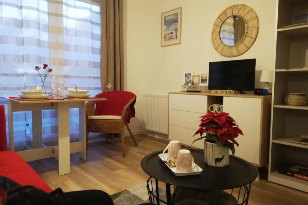 Studio Cosy Neuf Pres De La Mer,Balcon Et Parking Gratuit Wimereux Exterior photo